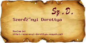 Szerényi Dorottya névjegykártya
